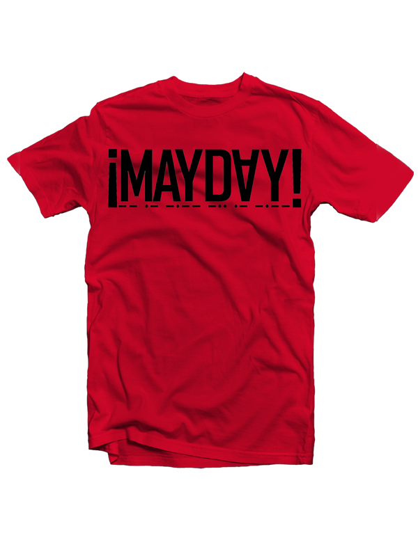 Red/Black Mayday Logo Tee