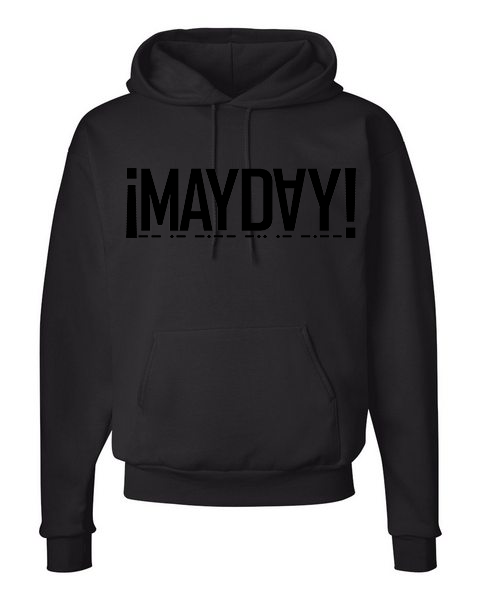 ¡MAYDAY! Black On Black Logo Pullover Hoodie Pre Order