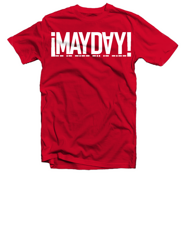 Red/White Mayday Logo Tee